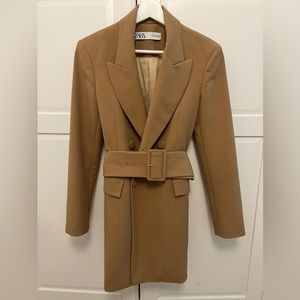 Camel blazer/blazer dress